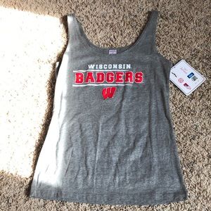 Wisconsin badgers tank top.